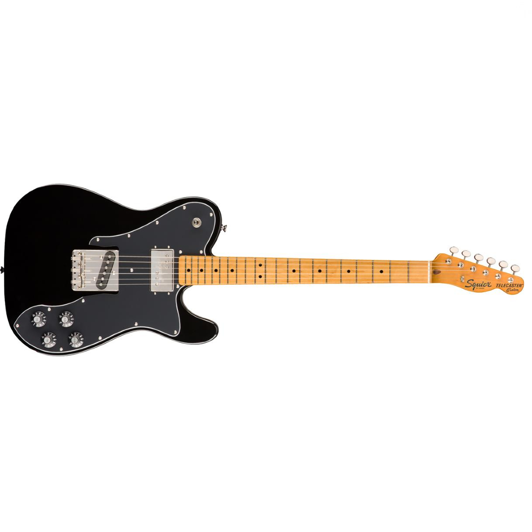 Squier by Fender Classic Vibe '70s Telecaster Custom Electric Guitar - Maple - Black (374050506)