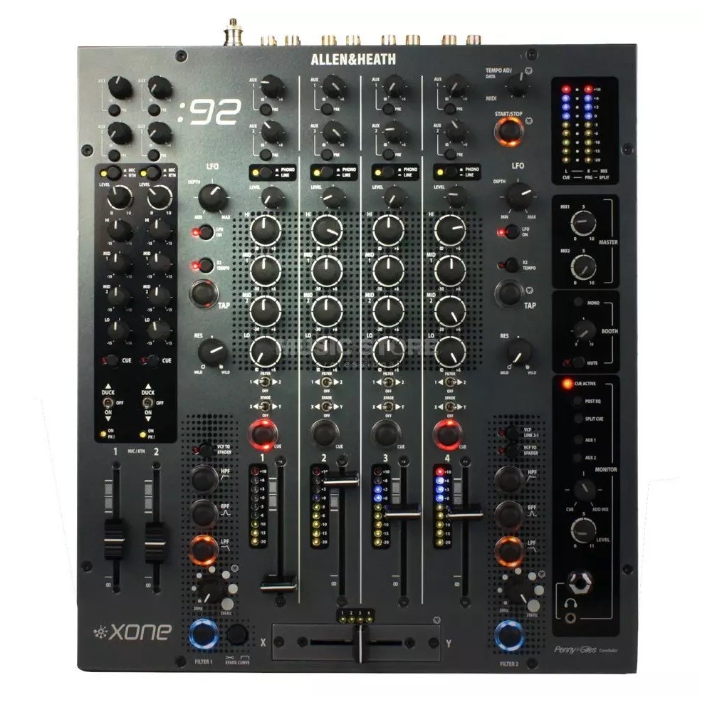 Allen & Heath XONE:92 Professional 6-Channel Club/DJ Mixer