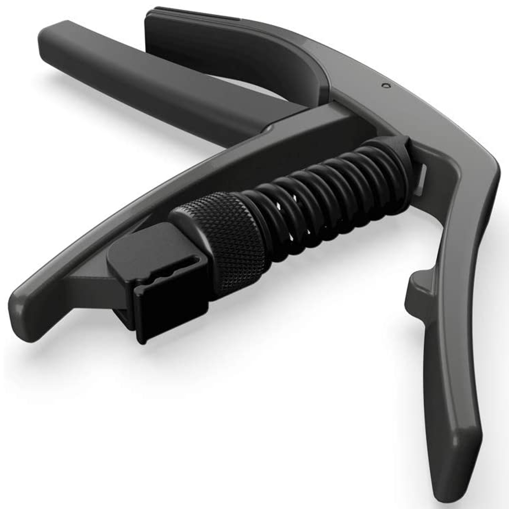 D'Addario Planet Waves PW-CP-10MG NS Artist Capo for Acoustic or Electric Guitars (Metallic Gray)