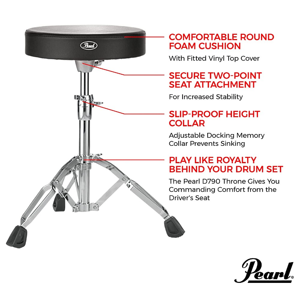 Pearl D790 Double Braced Drum Throne