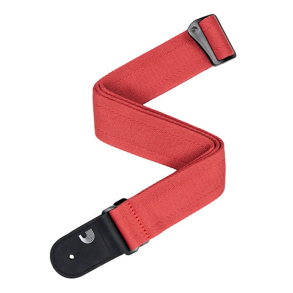 D'Addario 50RB01 Eco-Comfort Guitar Strap - Red