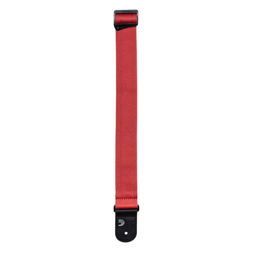 D'Addario 50RB01 Eco-Comfort Guitar Strap - Red