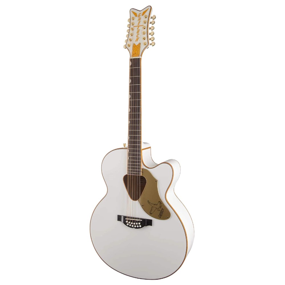 Gretsch G5022CWFE Rancher Falcon Jumbo Cutaway Acoustic-Electric Guitar (White)