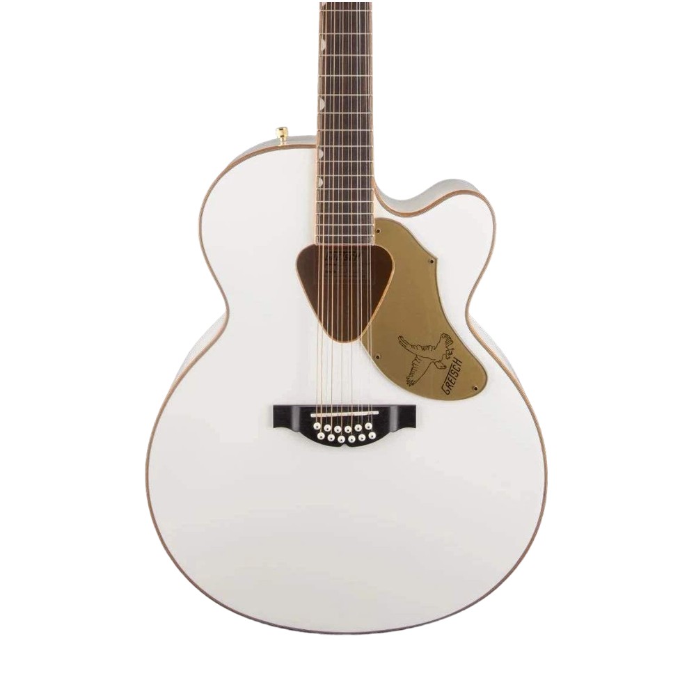 Gretsch G5022CWFE Rancher Falcon Jumbo Cutaway Acoustic-Electric Guitar (White)