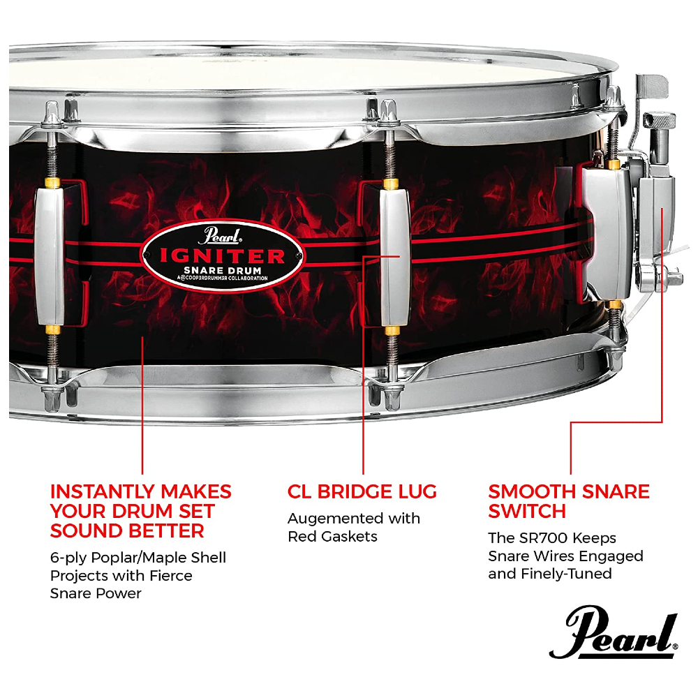Pearl CC1450S/C Casey Cooper Igniter Snare Drum