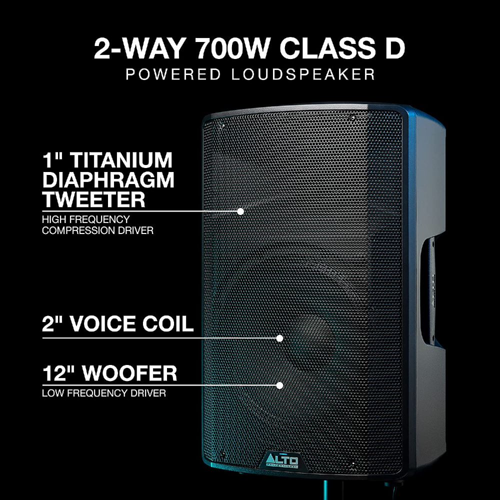 Alto TX312 700-Watts 12-inch Powered Speaker
