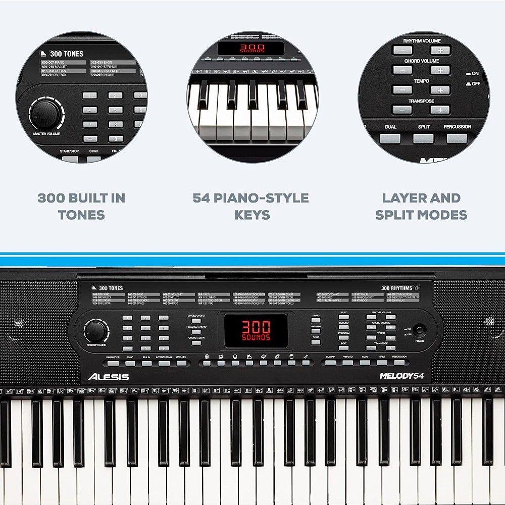 Alesis Harmony 54 54-key Portable Arranger Keyboard