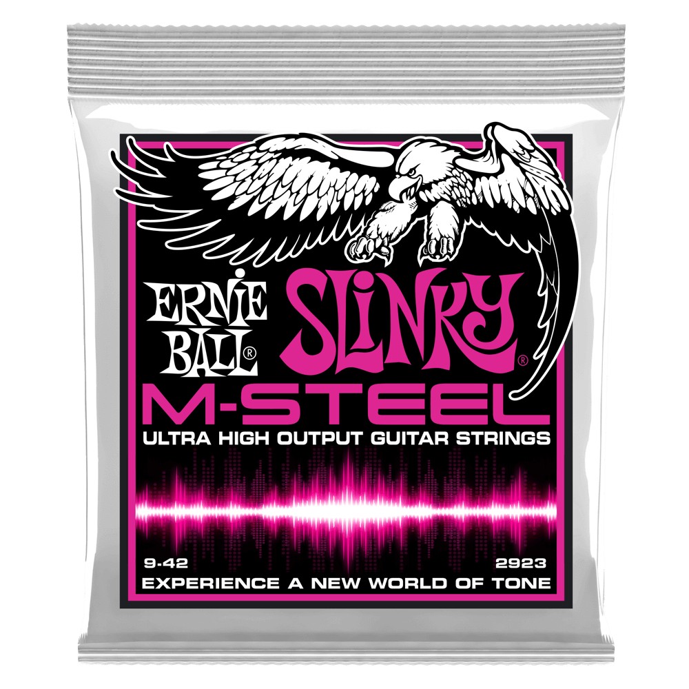 Ernie Ball 2923 Slinky M-steel Electric Guitar Strings (9-42 Gauge)