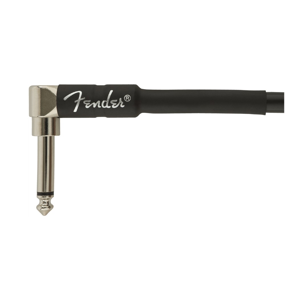 Fender Professional Series Instrument Cable - Straight / Angle - 10ft - Black (990820025)