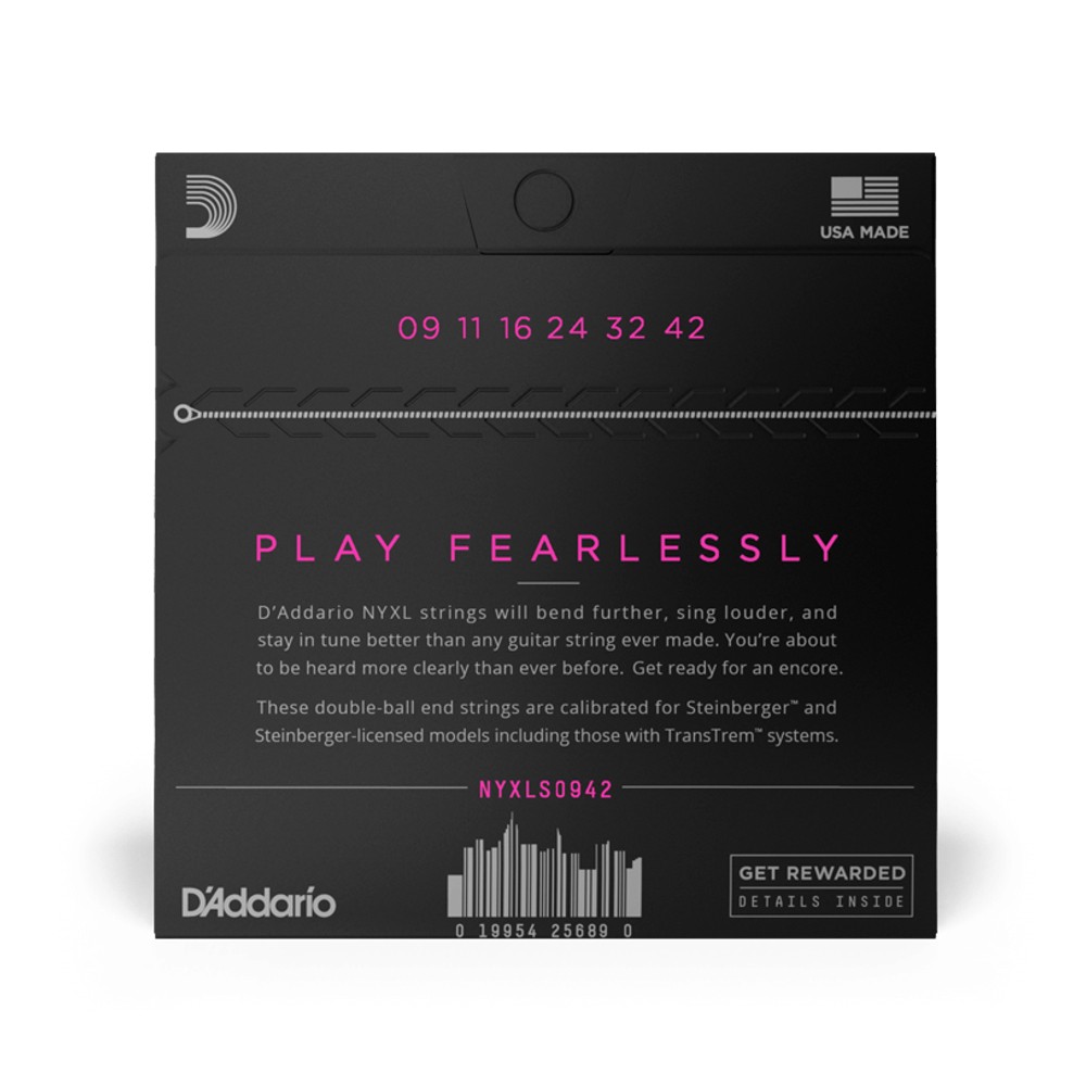 D'Addario NYXLS0942 Guitar Strings - NYXL Electric Guitar Strings