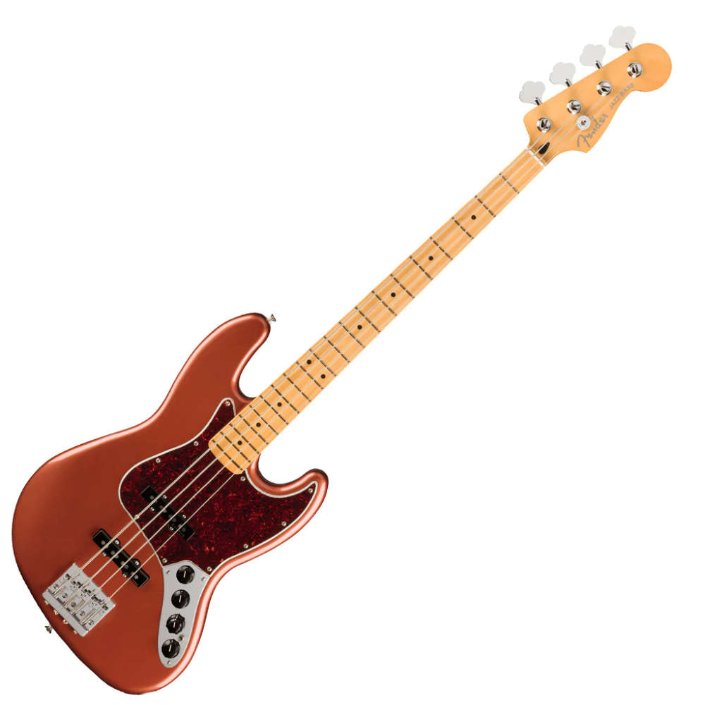 Fender  Player Plus Active Jazz Bass - Maple Fretboard - Aged Candy Apple Red (147372370)