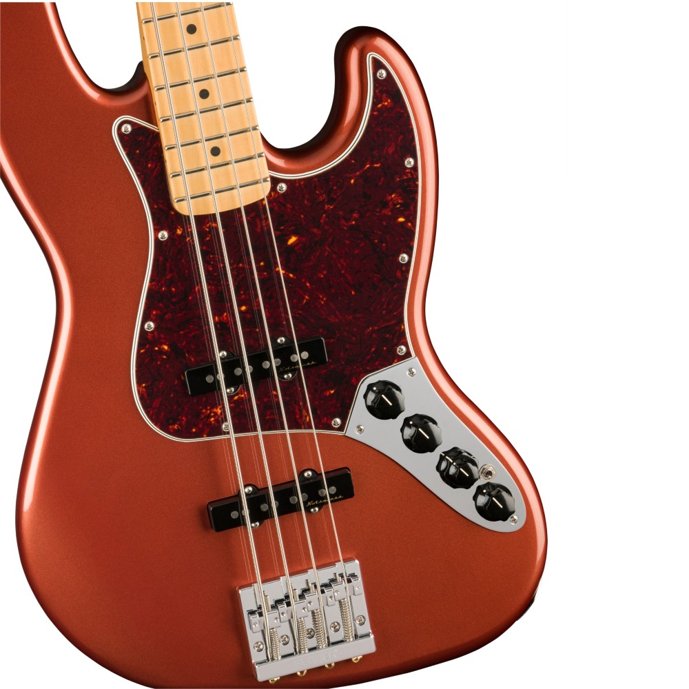 Fender  Player Plus Active Jazz Bass - Maple Fretboard - Aged Candy Apple Red (147372370)