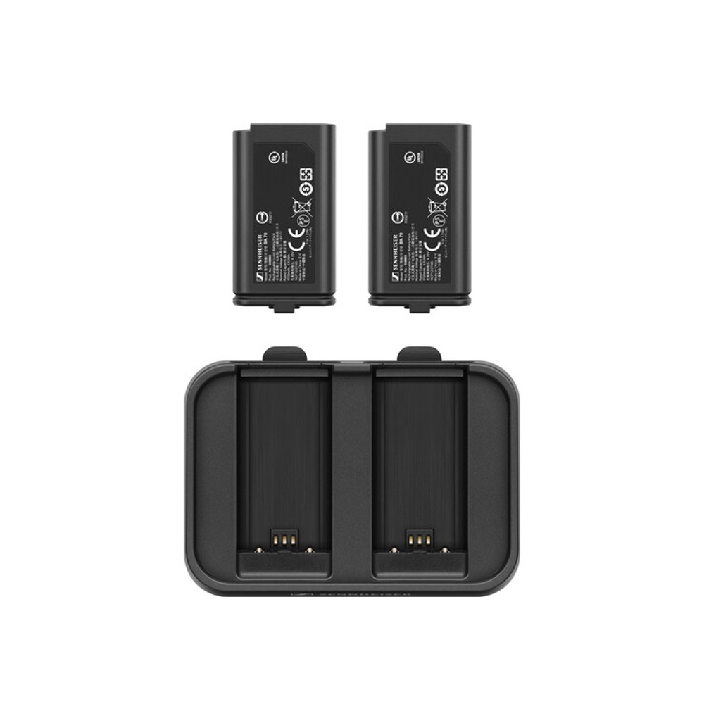 Sennheiser EW-D Charging Set with Two BA 70 Batteries for EW-D Bodypack and Handheld Transmitters