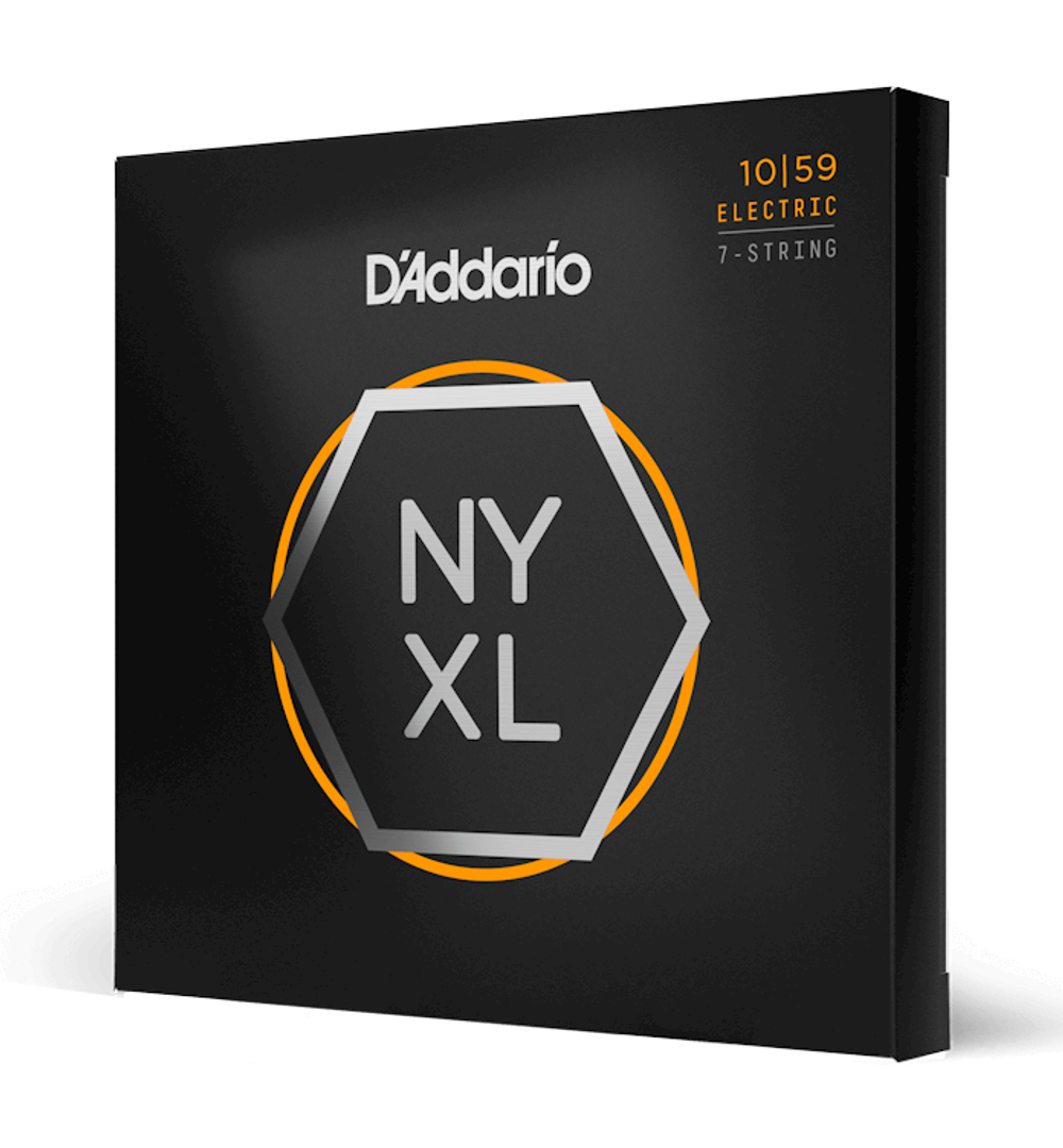 D'Addario NYXL1059 Regular Light 7-String Electric Guitar Strings