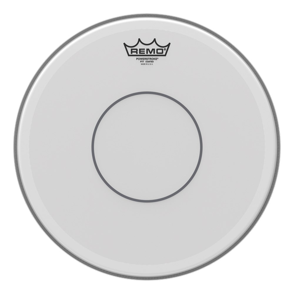 Remo Powerstroke 77 Coated Clear Dot Open Channel 13 inch Batter Drum Head (P7-0113-C2)