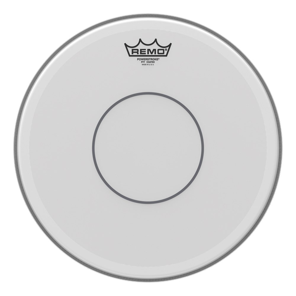 Remo Powerstroke 77 Coated Clear Dot Open Channel 13 inch Batter Drum Head (P7-0113-C2)