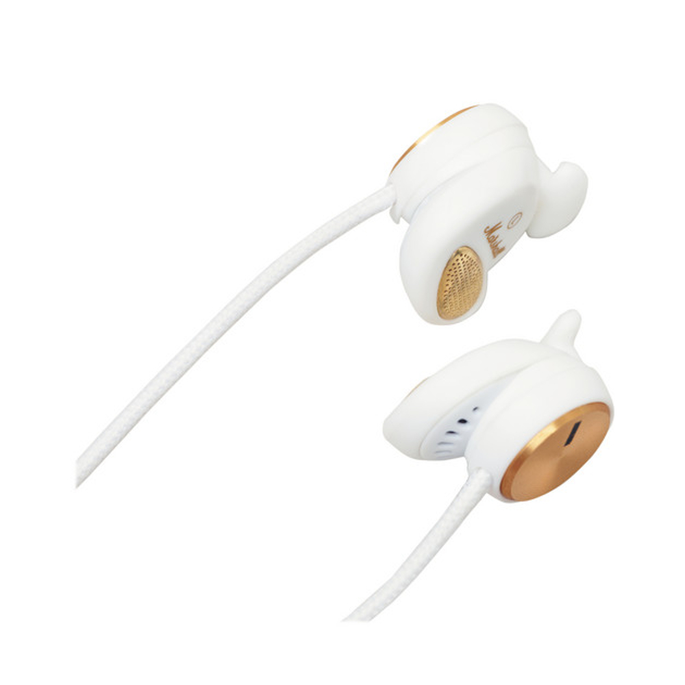Marshall Minor In-Ear Stereo Headphones with Mic and Remote (White) 