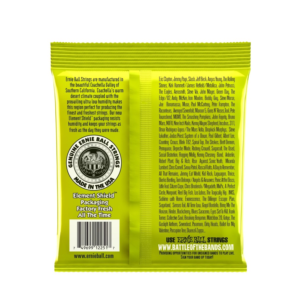 Ernie Ball 3251 Classic Regular Slinky Pure Nickel Electric Guitar Strings (10-46)