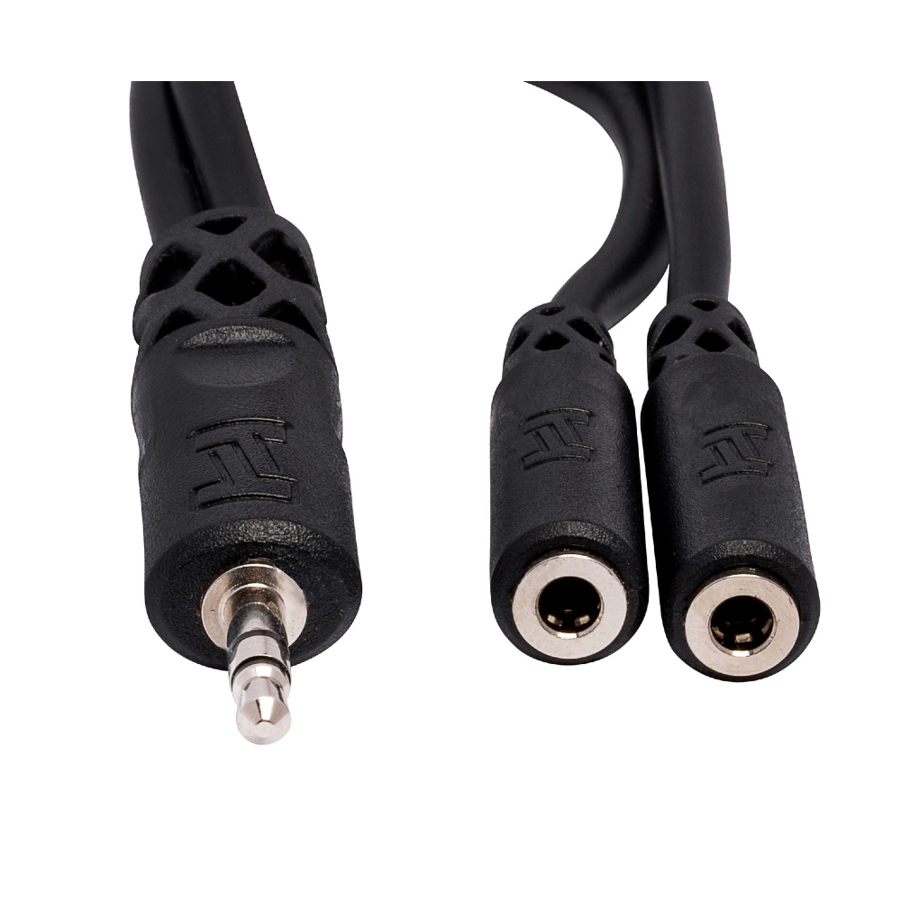 Hosa YMM-232 TRS to Dual Y Cable  3.5 mm TRSF 