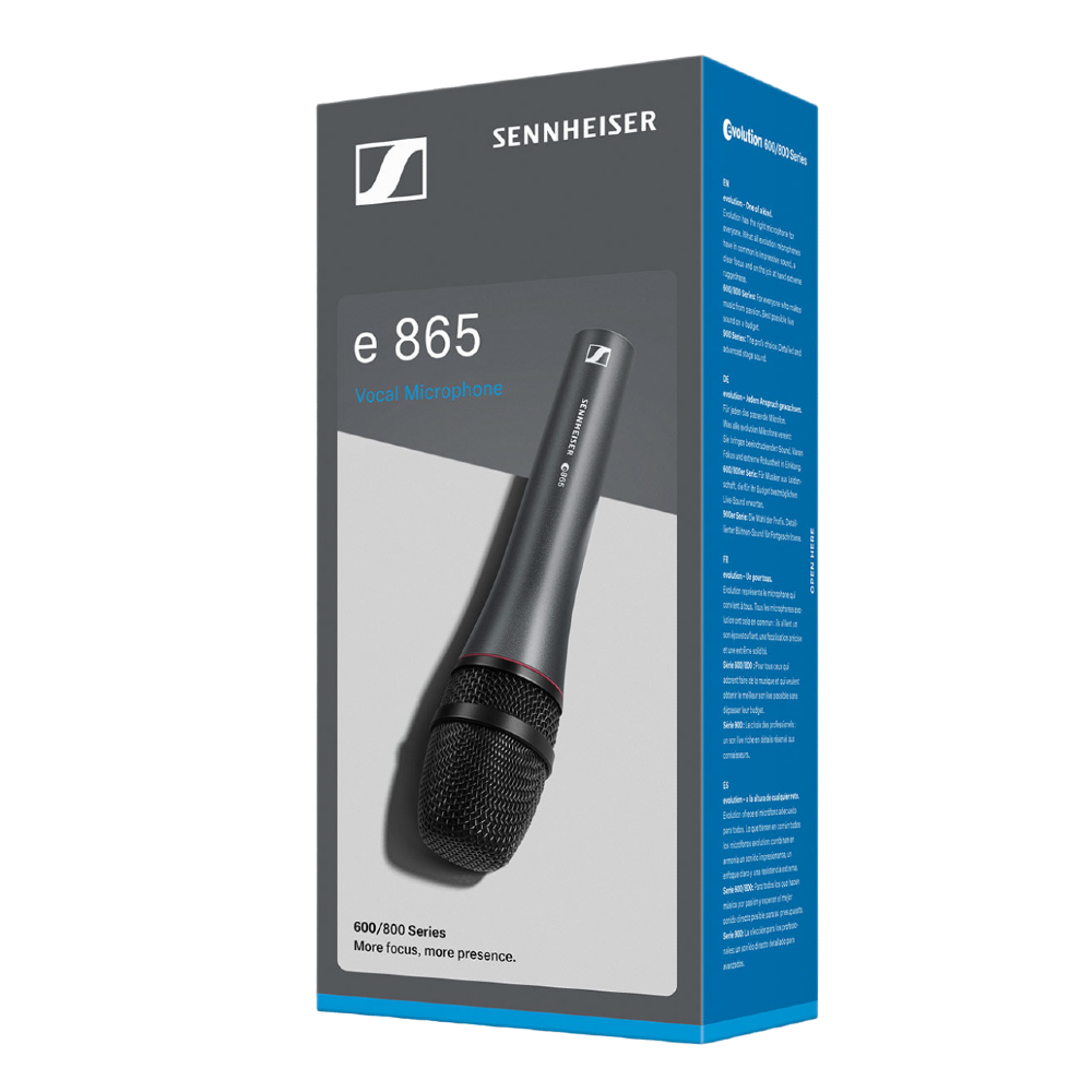Sennheiser e865 Electret Condenser Handheld Vocal Microphone