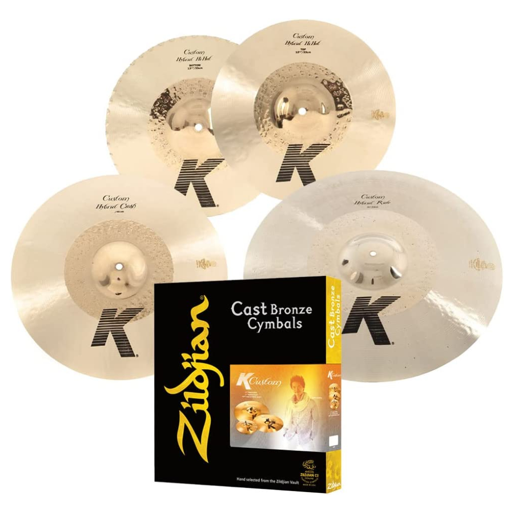  Zildjian K Custom Hybrid Cymbal Set - KCH390