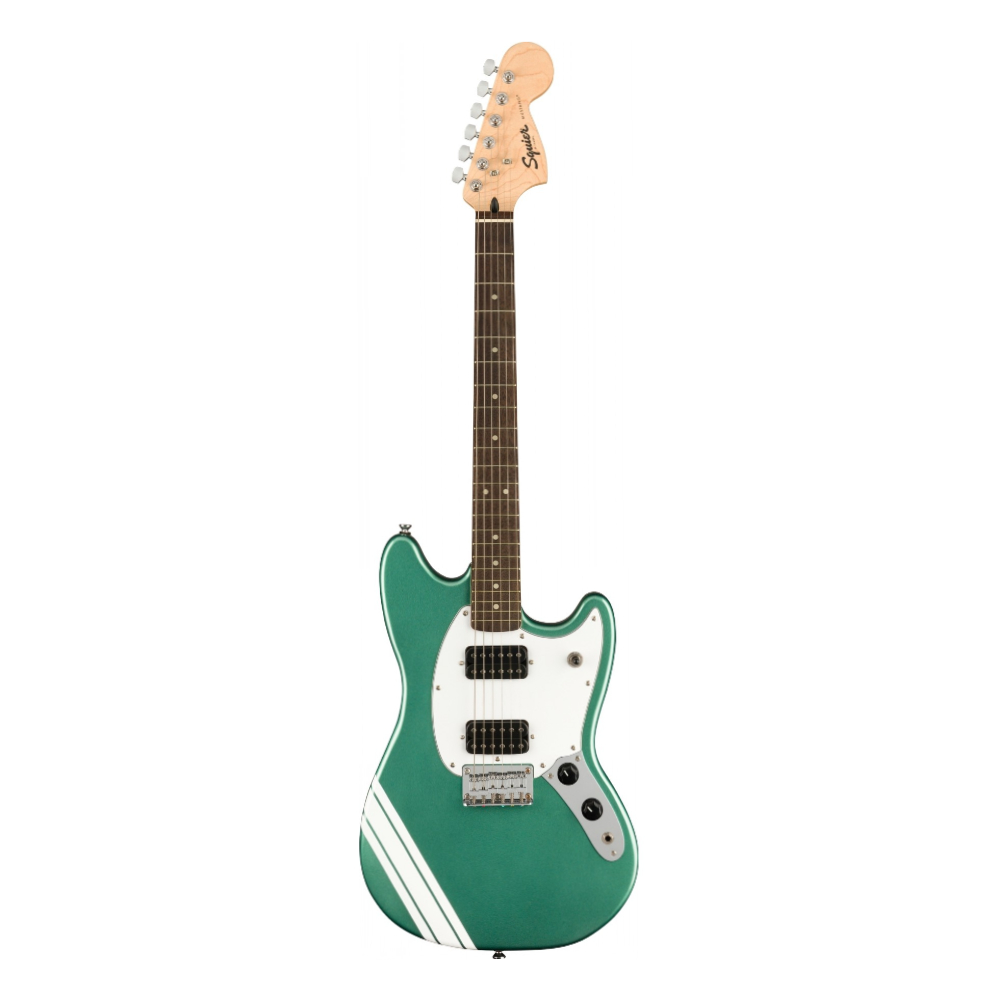 Squier by Fender FSR Bullet Competition Mustang HH Electric Guitar - Sherwood Green Finish (0371221546)