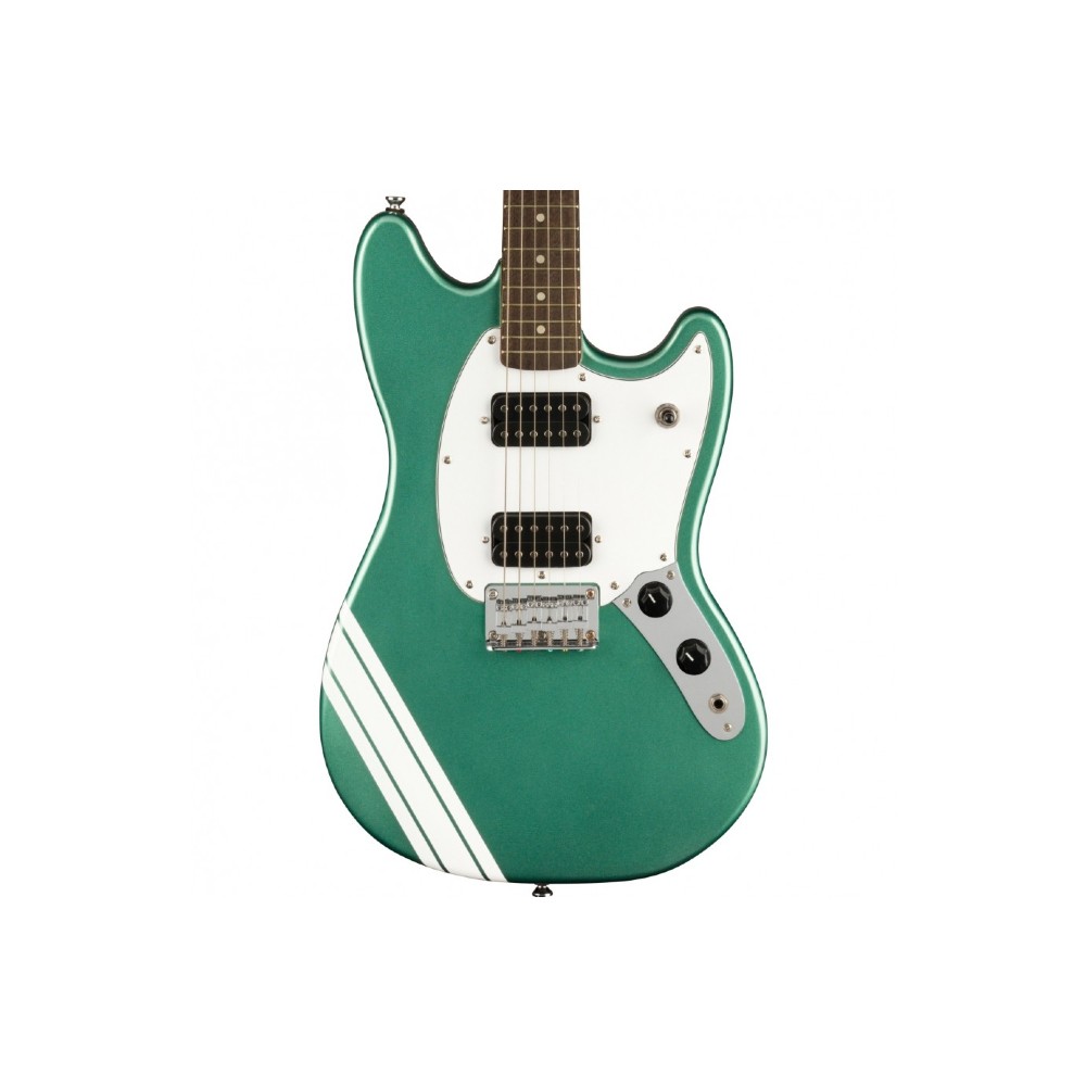 Squier by Fender FSR Bullet Competition Mustang HH Electric Guitar - Sherwood Green Finish (0371221546)