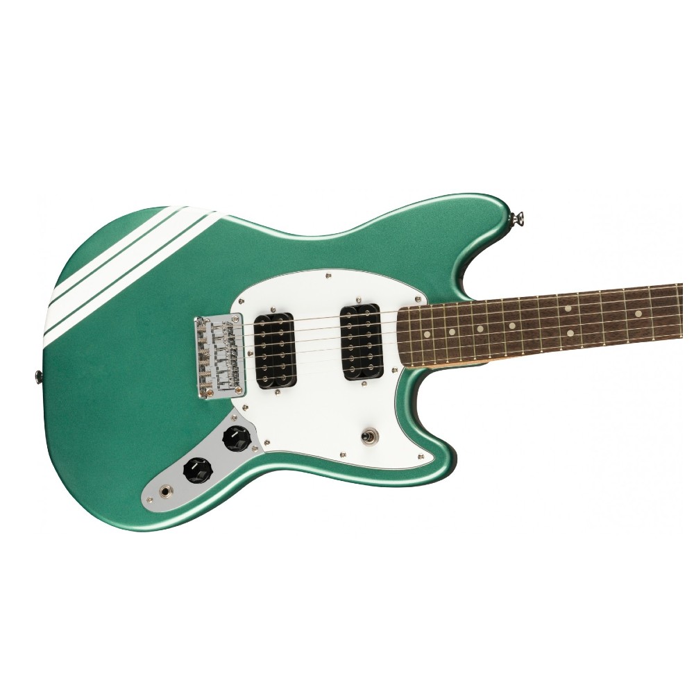 Squier by Fender FSR Bullet Competition Mustang HH Electric Guitar - Sherwood Green Finish (0371221546)