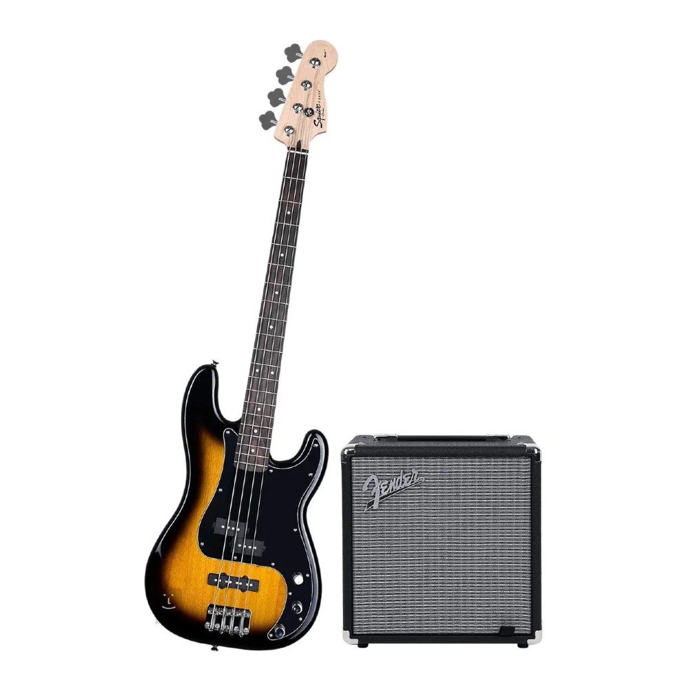 Squier by Fender Affinity Series Precision Bass PJ Pack - Brown Sunburst (371982632)