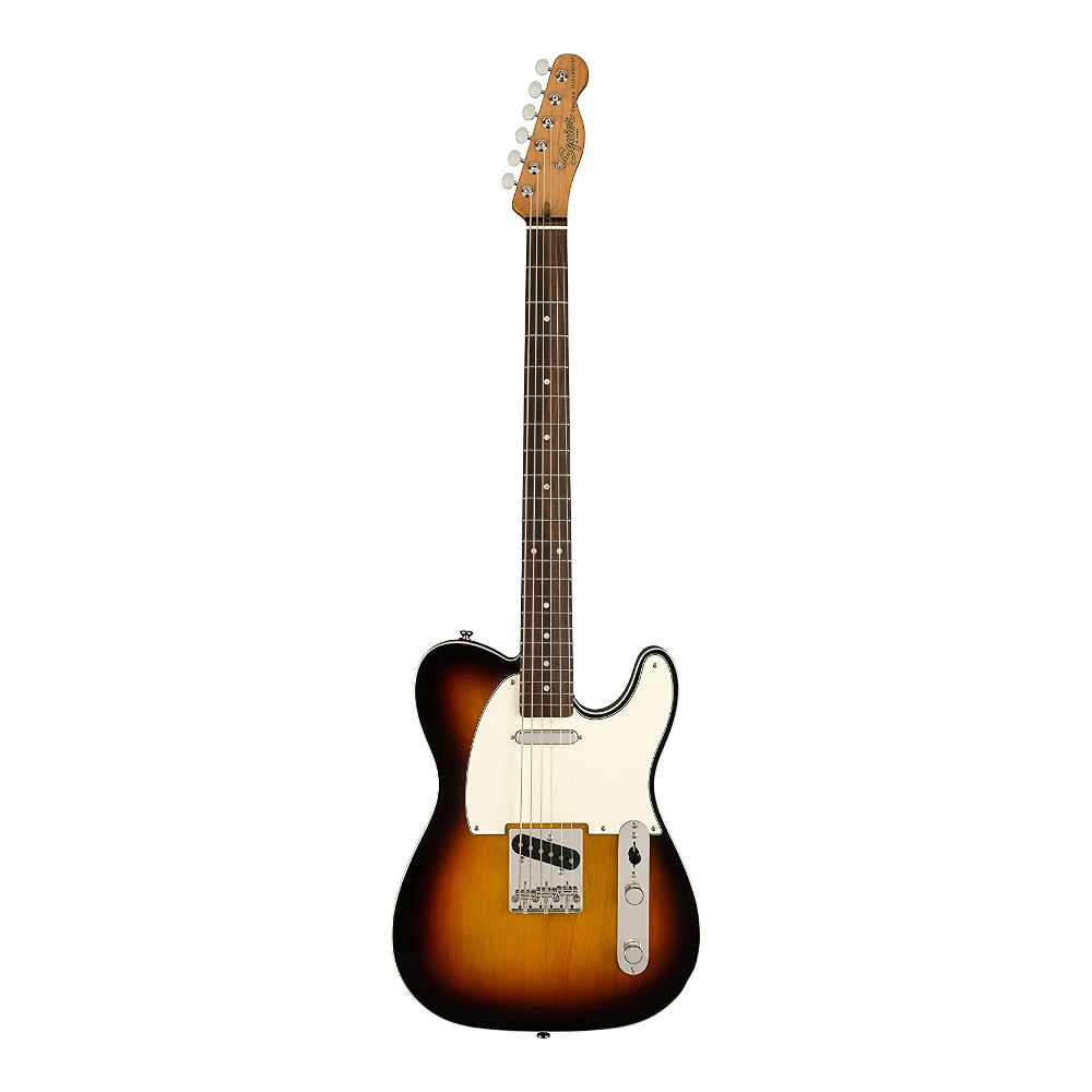 Squier by Fender Classic Vibe Baritone Custom Telecaster Electric Guitar - 3-Color Sunburst (0374042500)