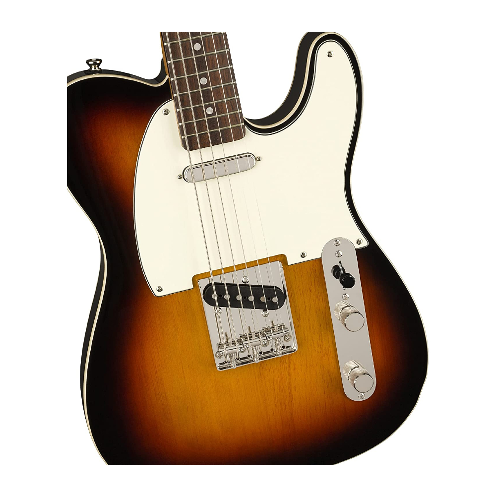 Squier by Fender Classic Vibe Baritone Custom Telecaster Electric Guitar - 3-Color Sunburst (0374042500)