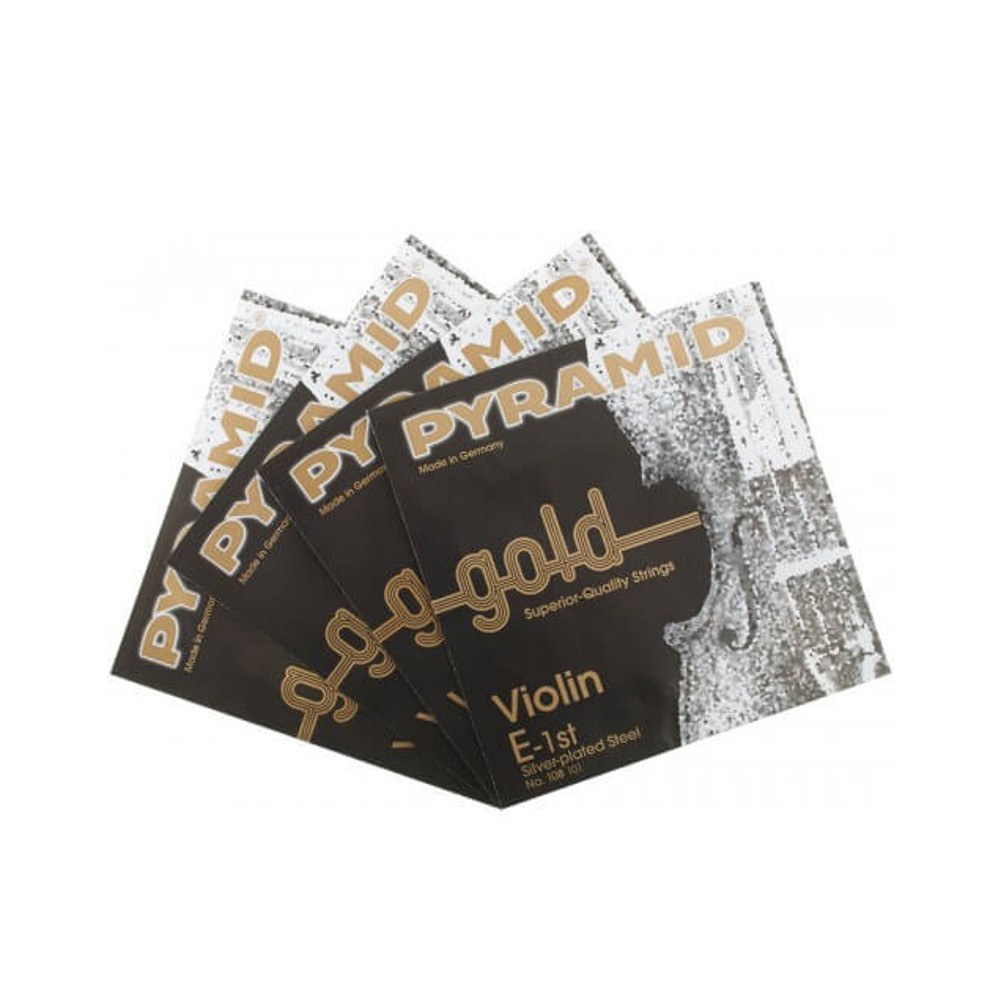 Pyramid 108 100 Gold Ball End Violin Strings