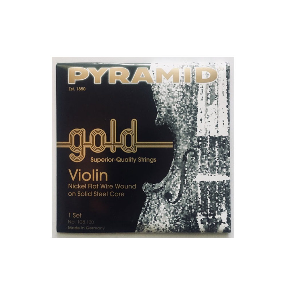 Pyramid 108 100 Gold Ball End Violin Strings