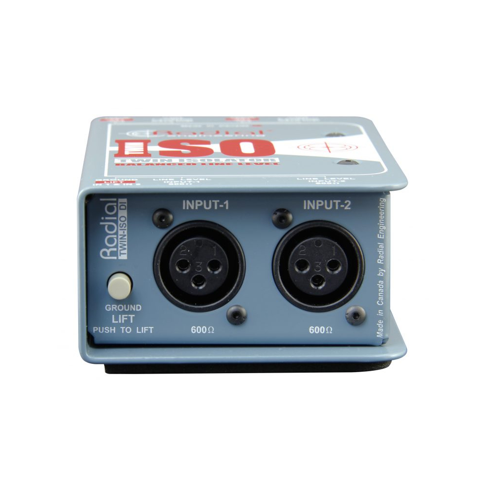 Radial Twin-Iso Two Channel Balanced Line-level Isolator 