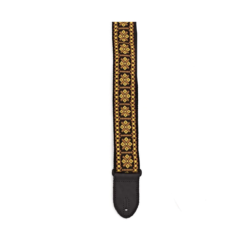 Gretsch G Brand Guitar Strap - Diamond End Black (9220060103)