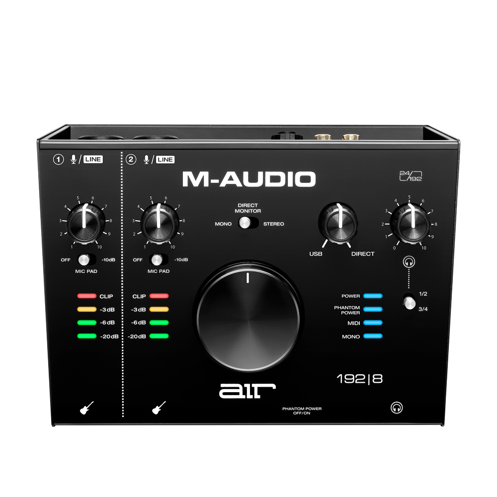M-Audio AIR 192|8 2-in/4-out USB Audio Midi Interface
