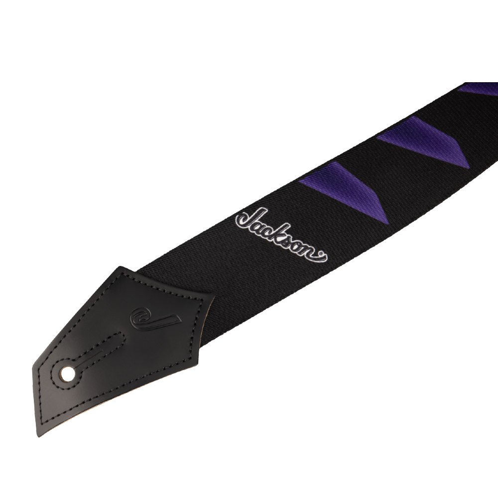 Jackson Headstock Pattern Guitar Strap - Black/Purple (2994323003)