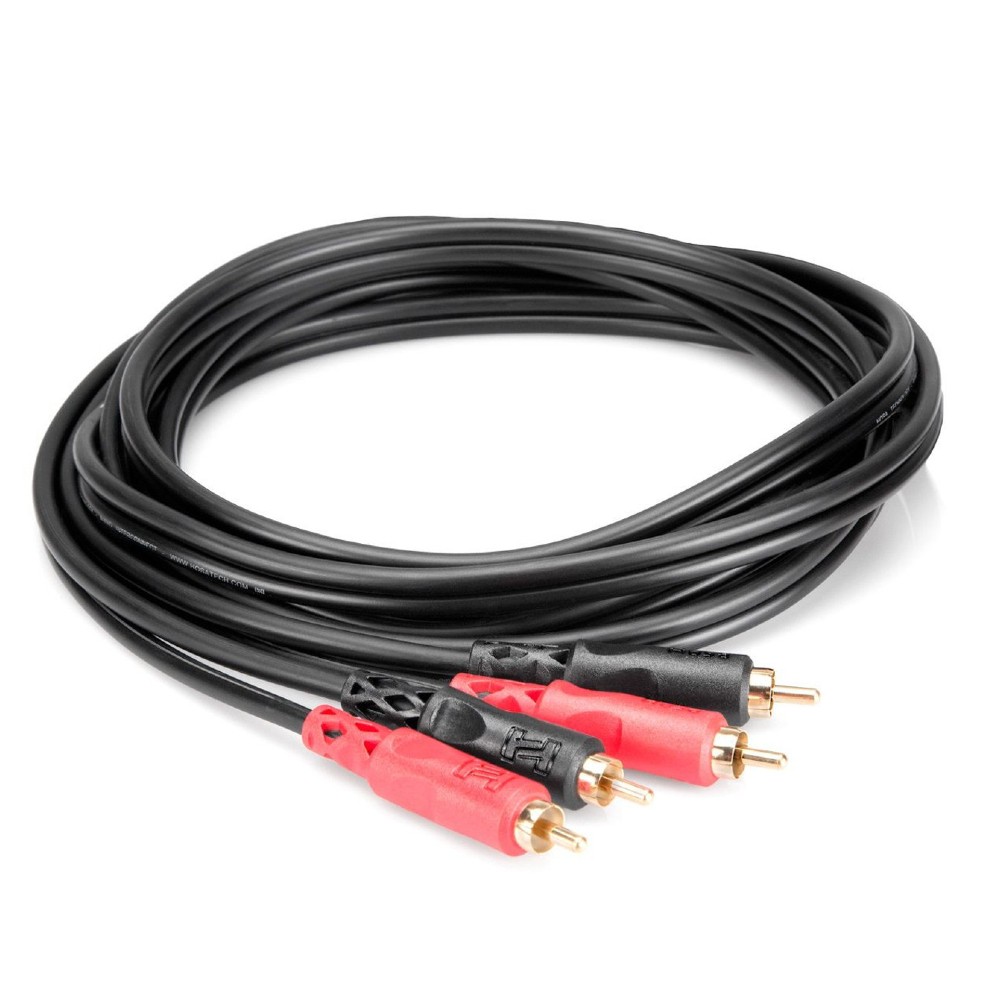 Hosa - CRA-202AU Dual RCA to Same Stereo Interconnect, 2Meters 