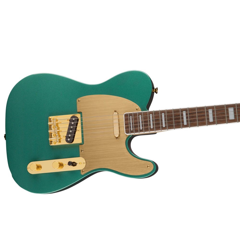 Squier by Fender 40th Anniversary Telecaster Gold Edition Electric Guitar - Sherwood Green Metallic (379400546)