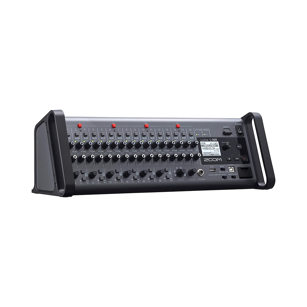 Zoom L-20R LiveTrak Digital Mixer & Multitrack Recorder