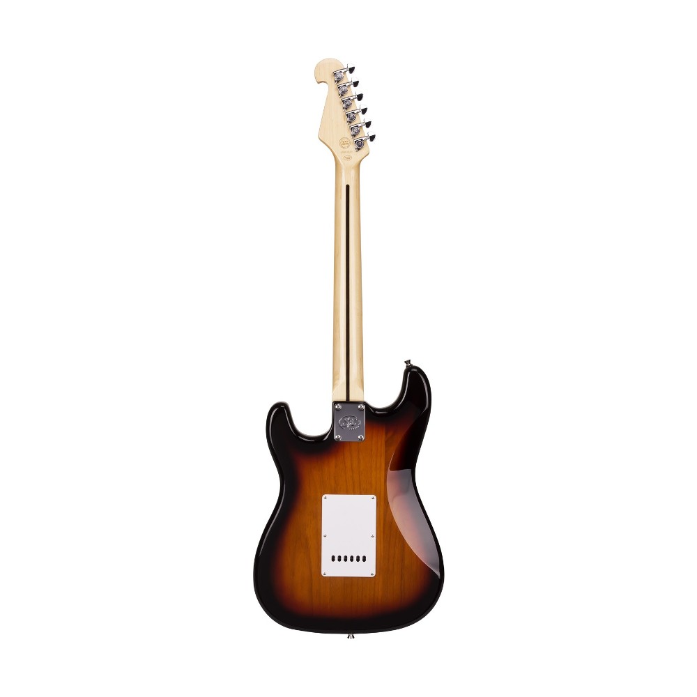 SX Alder Series Semi-Hollow 'ST' Style Electric Guitar (3 Tone Sunburst)