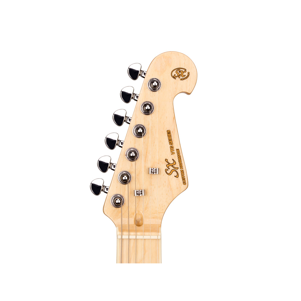 SX Alder Series Semi-Hollow 'ST' Style Electric Guitar (3 Tone Sunburst)