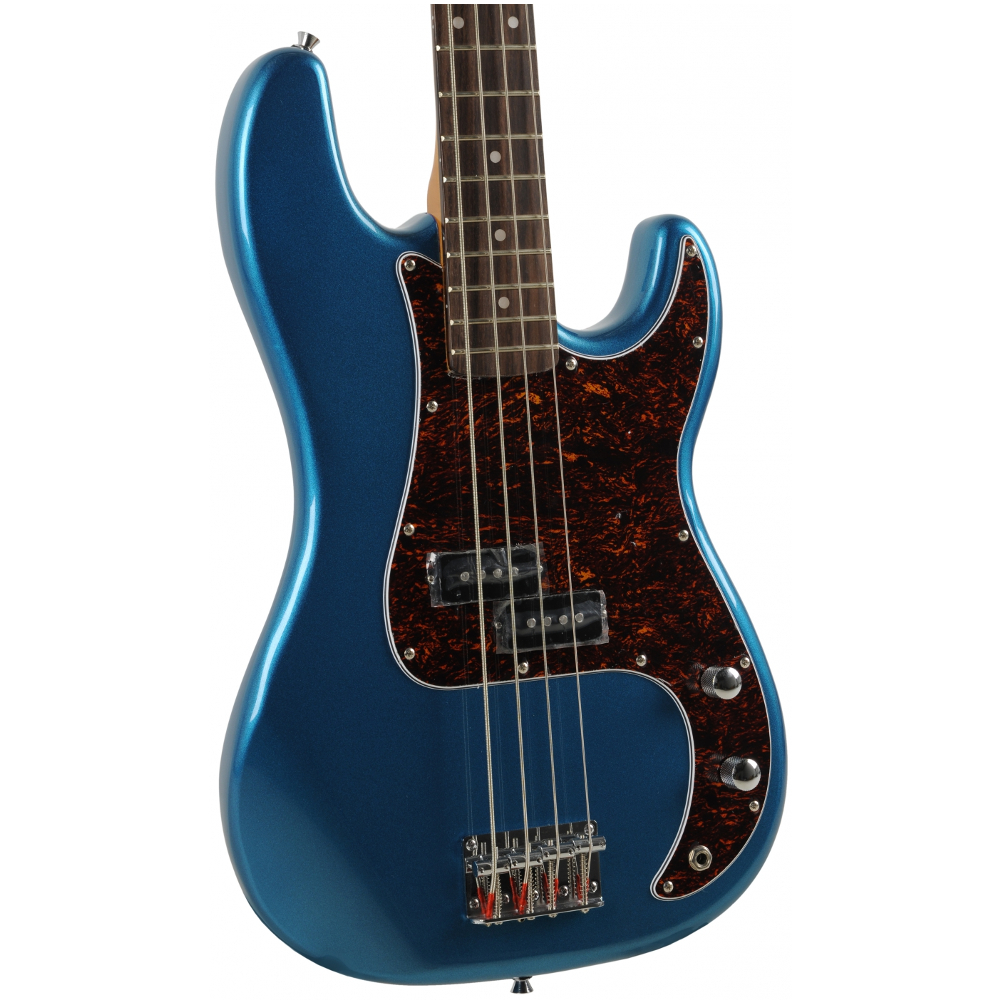 SX SPB62+/LPB Precision Electric Bass Guitar (Lake Placid Blue)