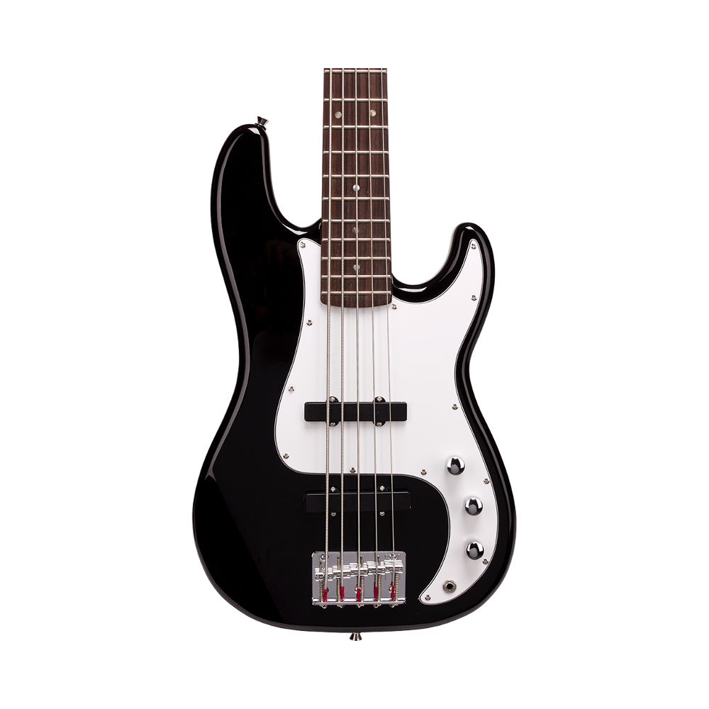 SX SPB62+/5/BK 5 String PB Bass Guitar (Black)