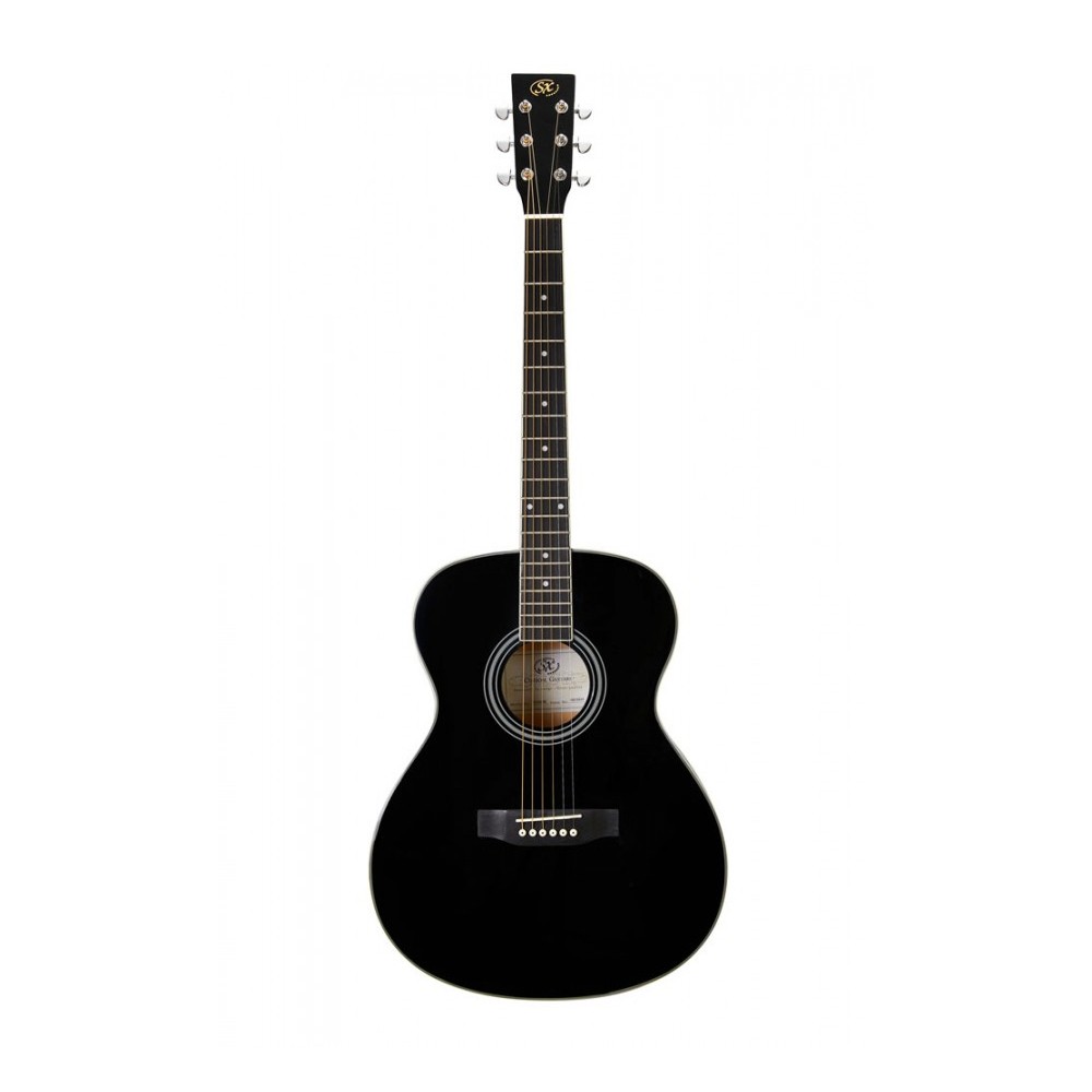 SX SO104GBK Auditorium Acoustic Guitar (Gloss Black)