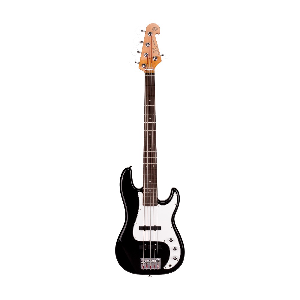 SX FJB62+5 5-String Bass Guitar (Black)