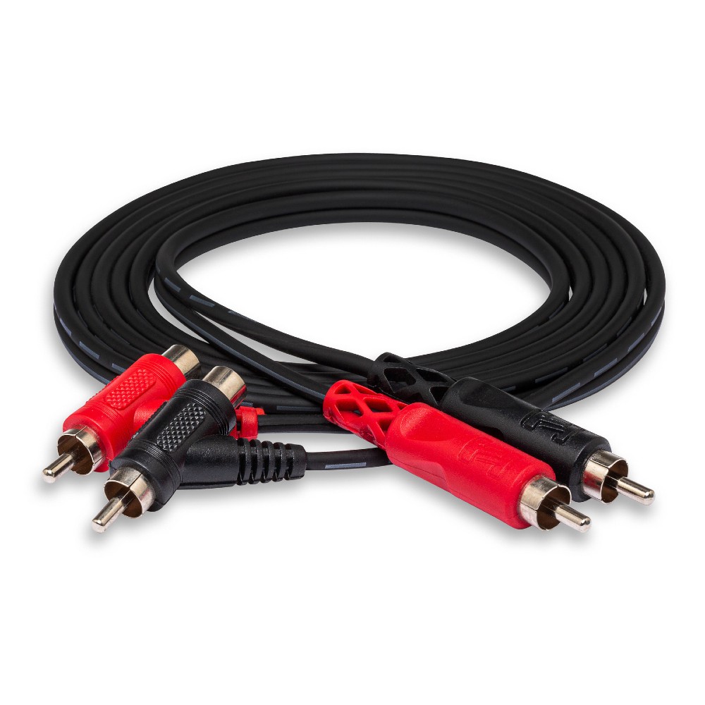 Hosa CRA-201PB Dual Cable Piggyback RCA Connector (1m.)