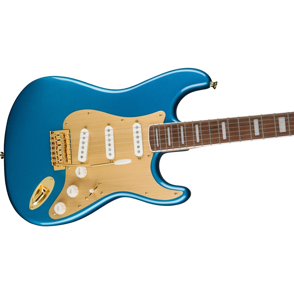 Squier by Fender 40th Anniversary Stratocaster Gold Edition - Lake Placid Blue (379410502)