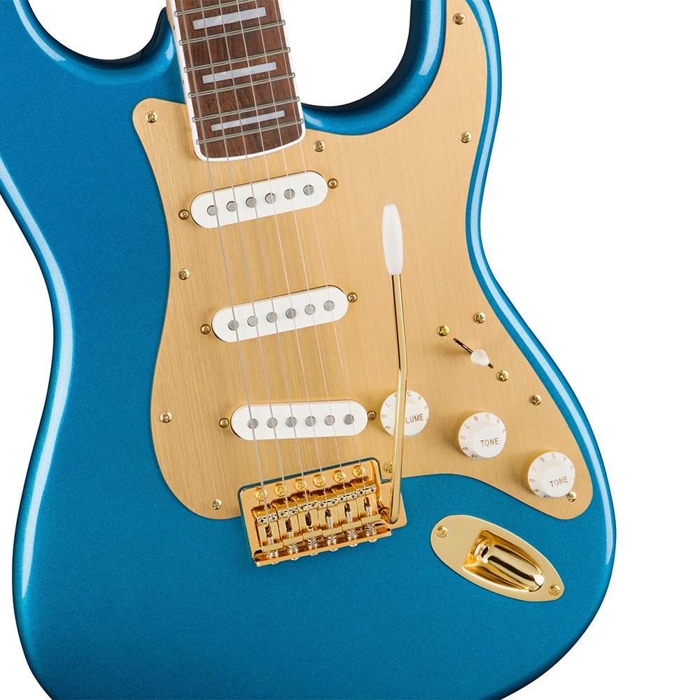 Squier by Fender 40th Anniversary Stratocaster Gold Edition - Lake Placid Blue (379410502)