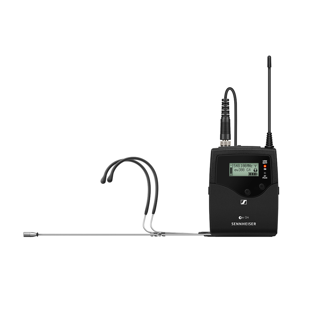 Sennheiser EW 300 G4-HEADMIC1-RC-AW+ Wireless Omni Bodypack Headset Microphone System